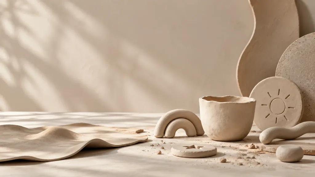 Κεραμική σύνθεση για το μάθημα Kids pottery / Παιδική κεραμική (6+)